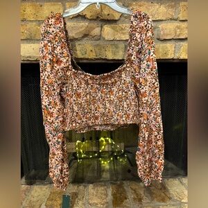 BOHO Crop Top with Stretch Elastic